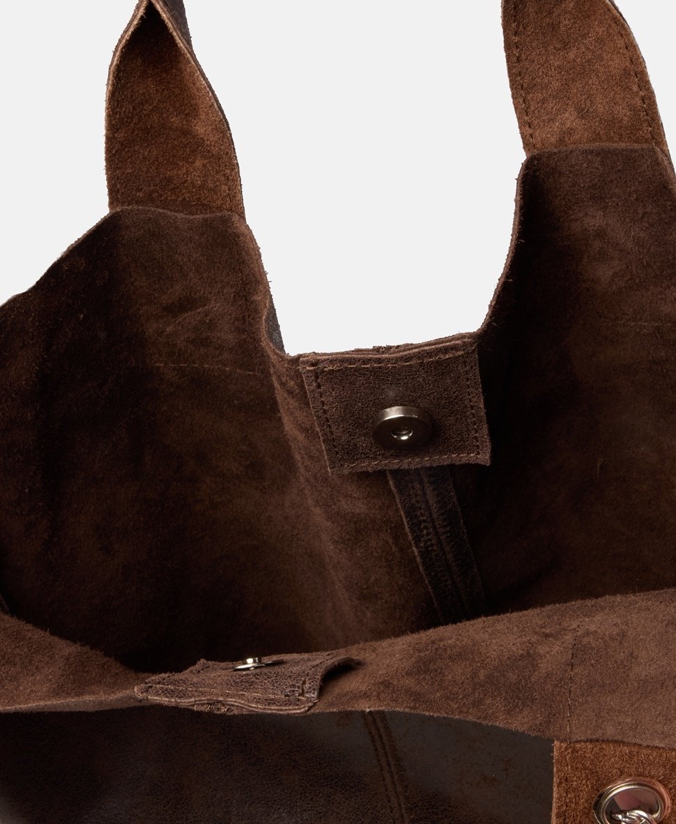 Santini Firenze kabelka shopper Tmavě hnědá 3