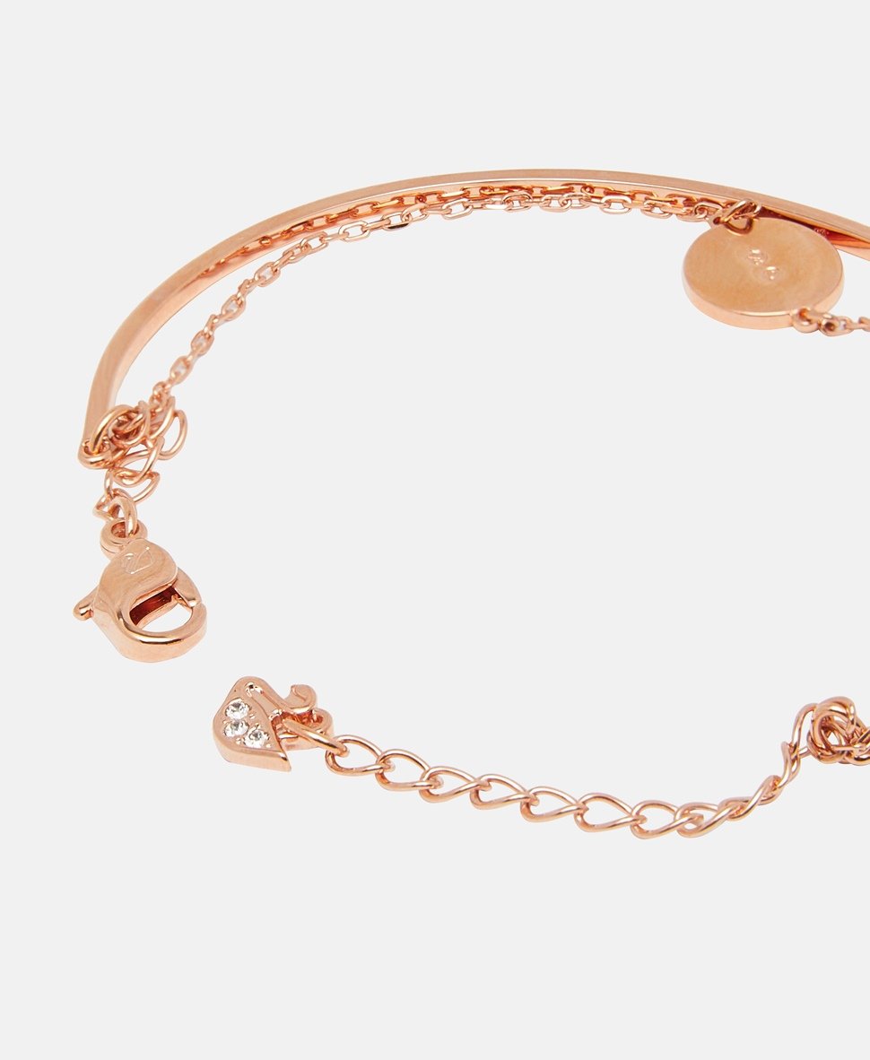 Swarovski náramek Růžově zlatá 2