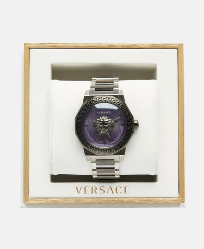Versace hodinky Stříbrná 4