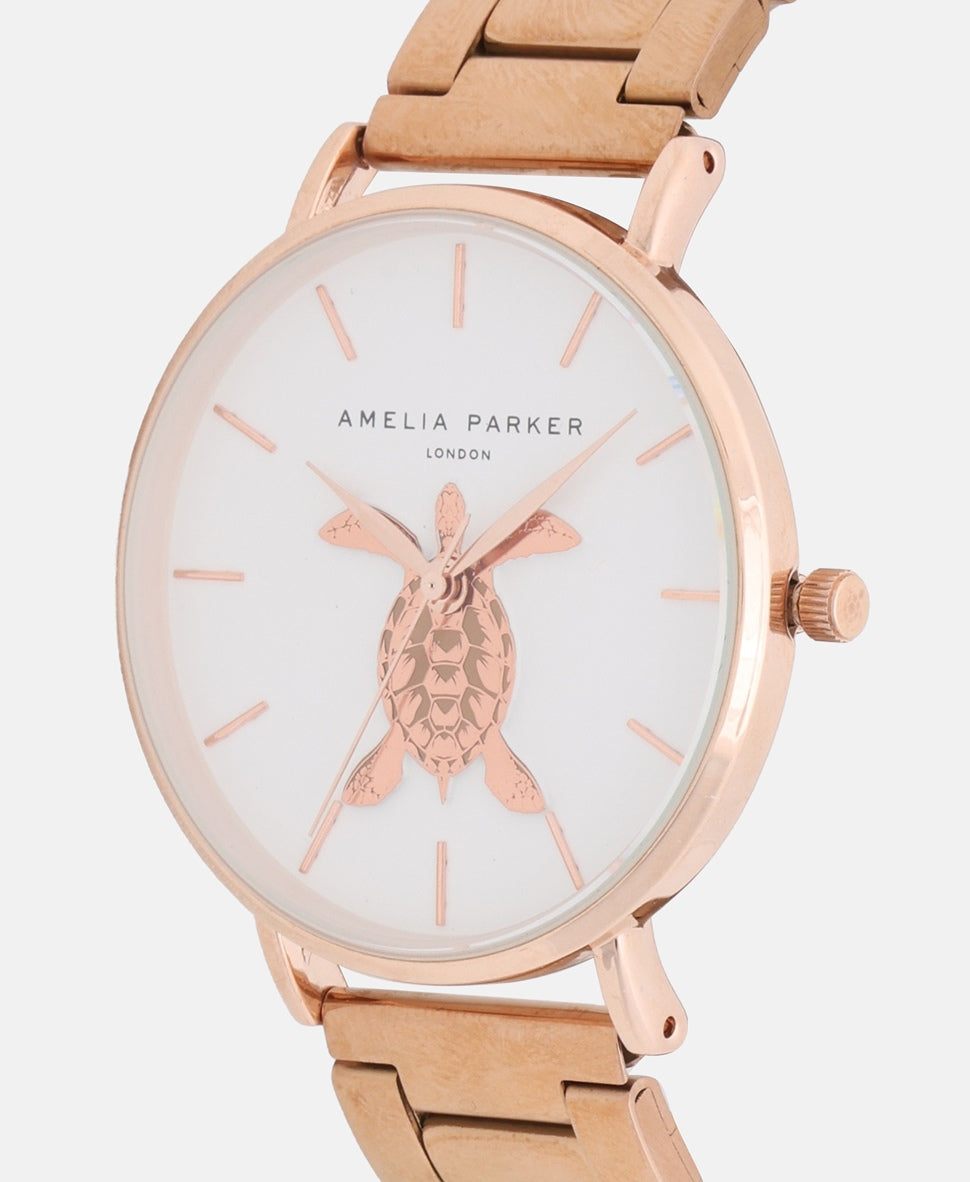 Amelia Parker hodinky Růžově zlatá 2