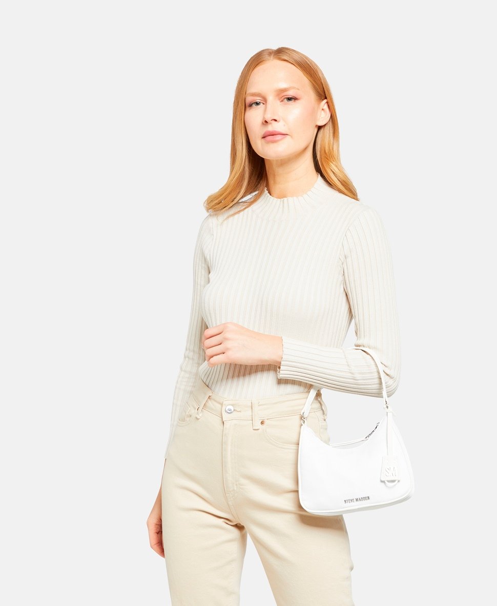 Steve Madden kabelka přes rameno Bílá 5