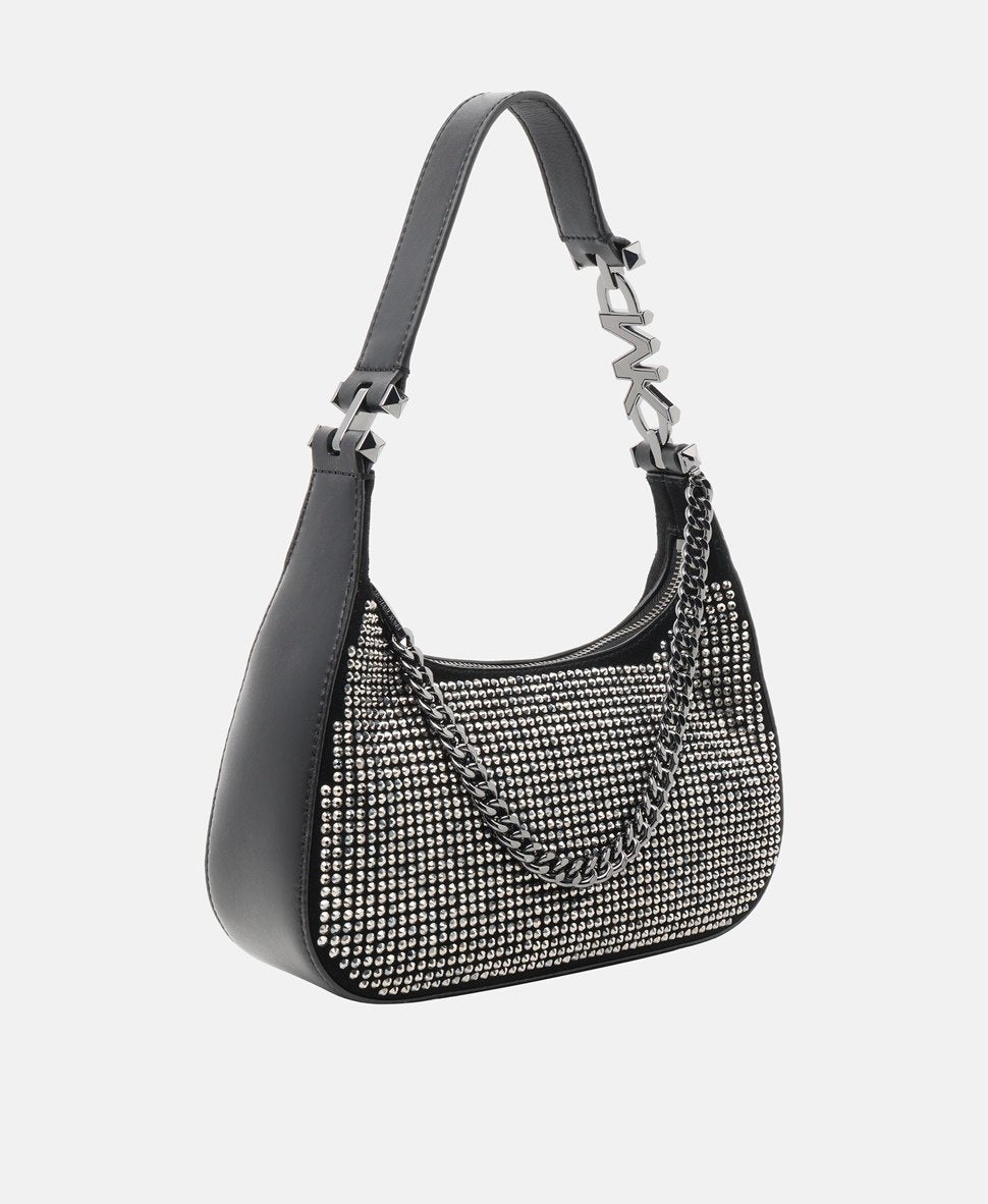 Michael Kors kožená hobo kabelka Černá 1