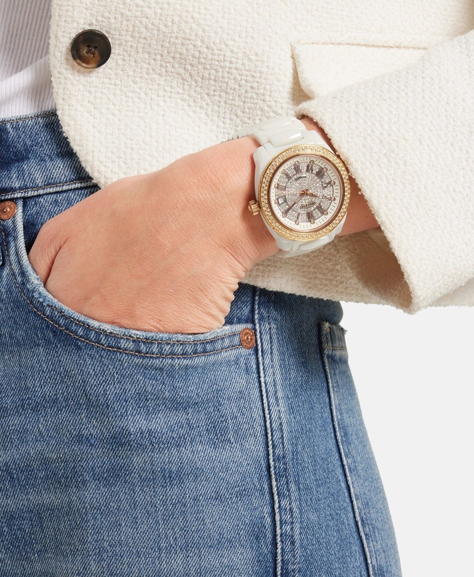 Versace hodinky Fialová 6