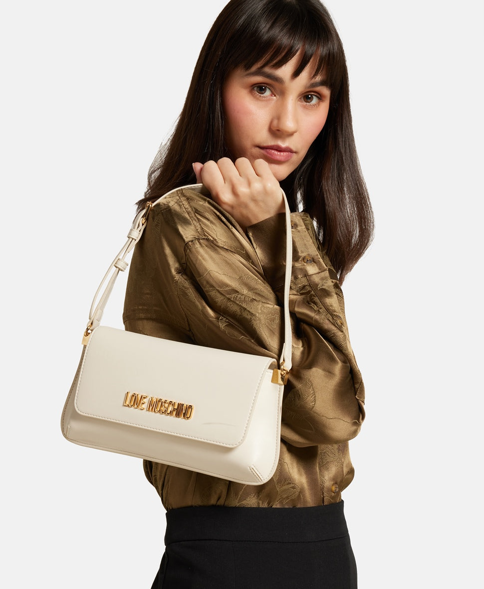 Love Moschino kabelka přes rameno Ecru 5