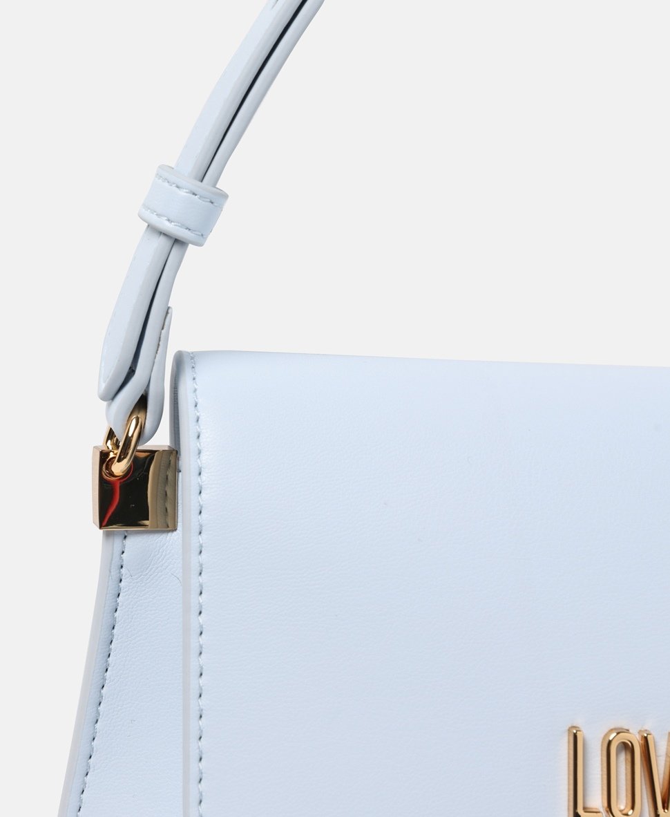 Love Moschino kabelka přes rameno Světle modrá 2