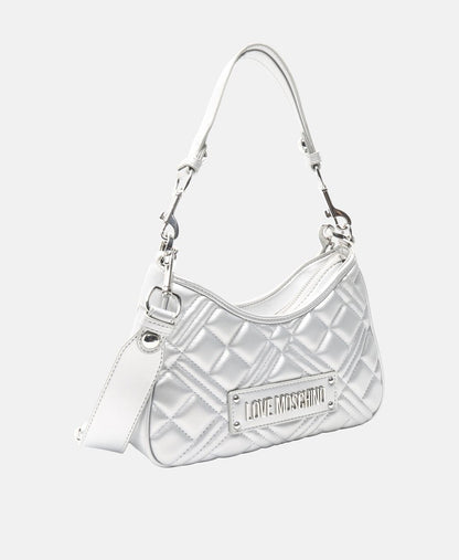 Love Moschino kabelka přes rameno Stříbrná 1