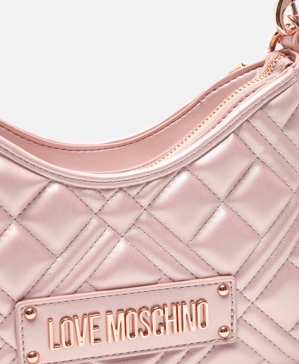 Love Moschino kabelka přes rameno Růžově zlatá 2
