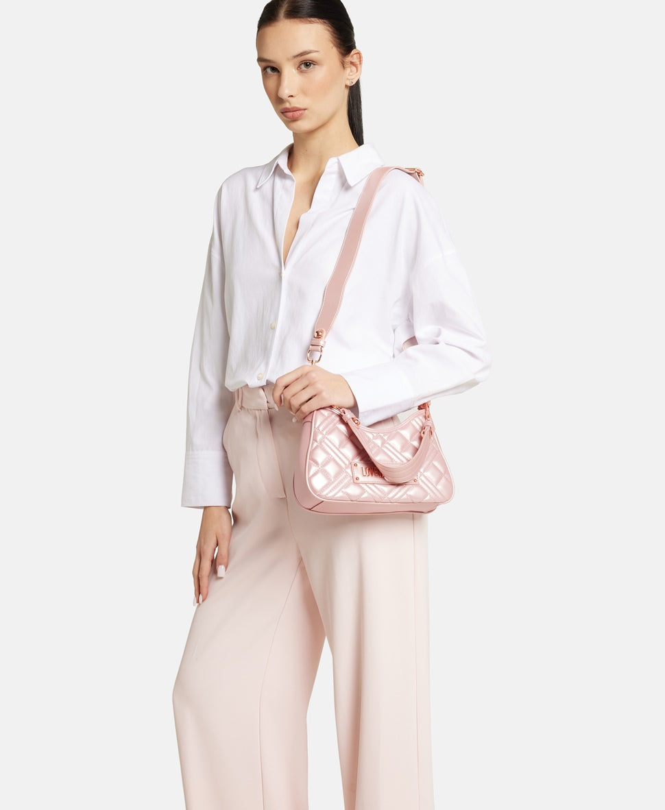 Love Moschino kabelka přes rameno Růžově zlatá 5