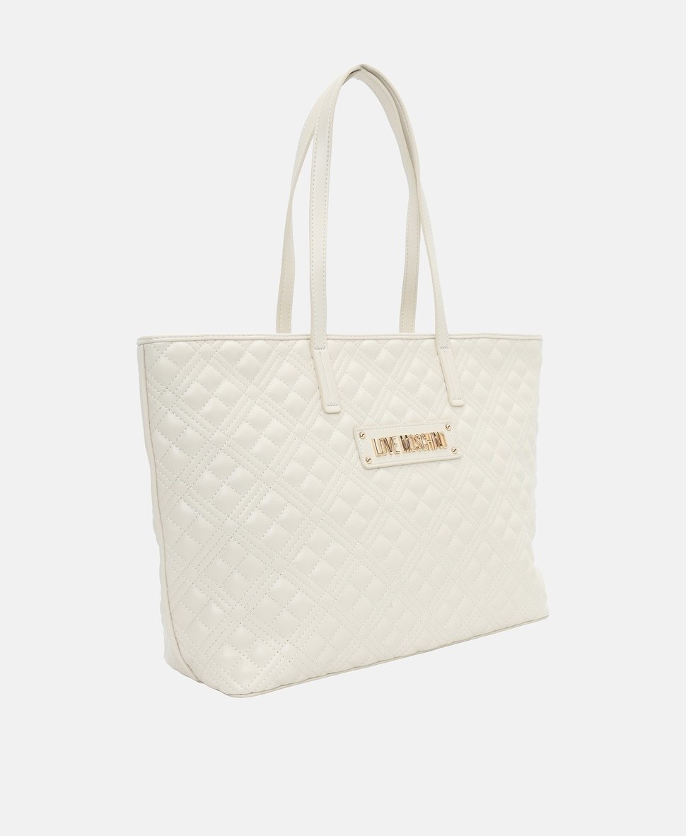 Love Moschino kabelka tote Ecru 1