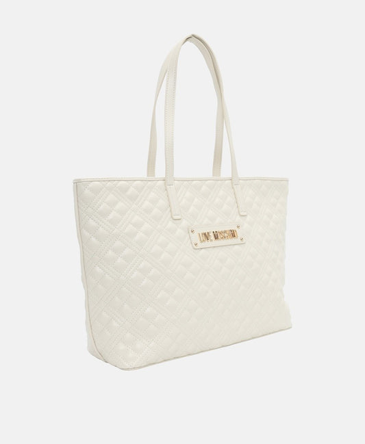 Love Moschino kabelka tote Ecru 1