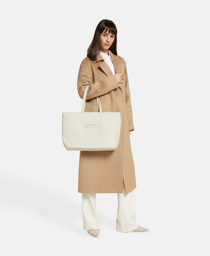 Love Moschino kabelka tote Ecru 5