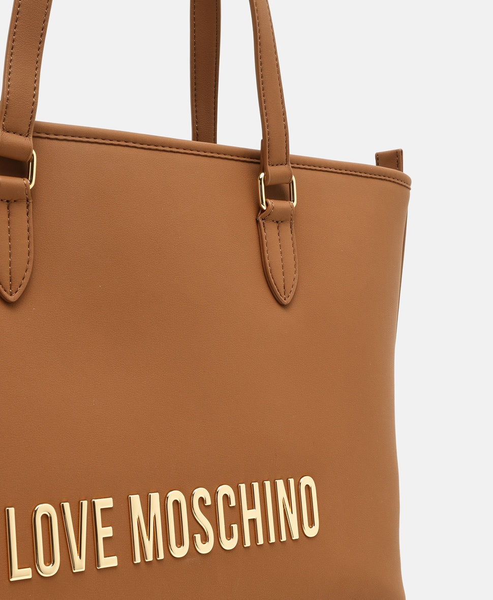 Love Moschino kabelka tote Camel 2