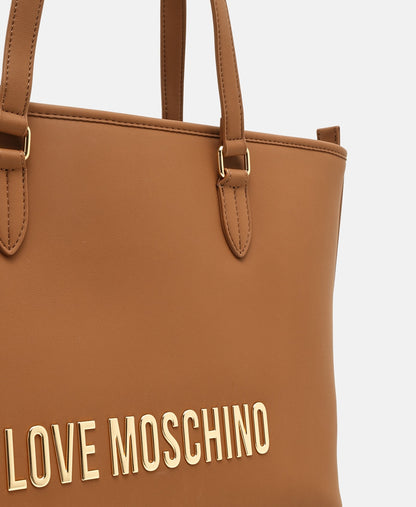 Love Moschino kabelka tote Camel 2