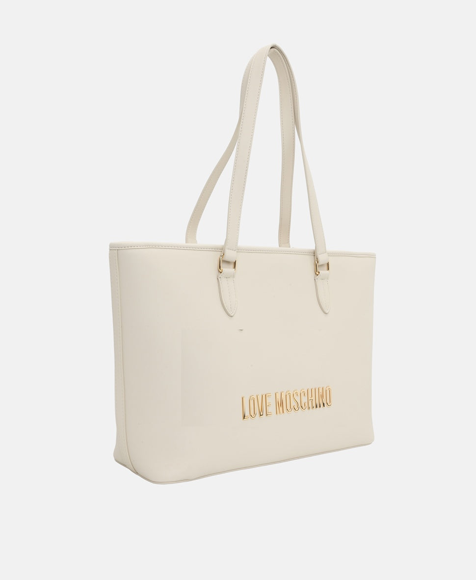 Love Moschino kabelka tote Ecru 1