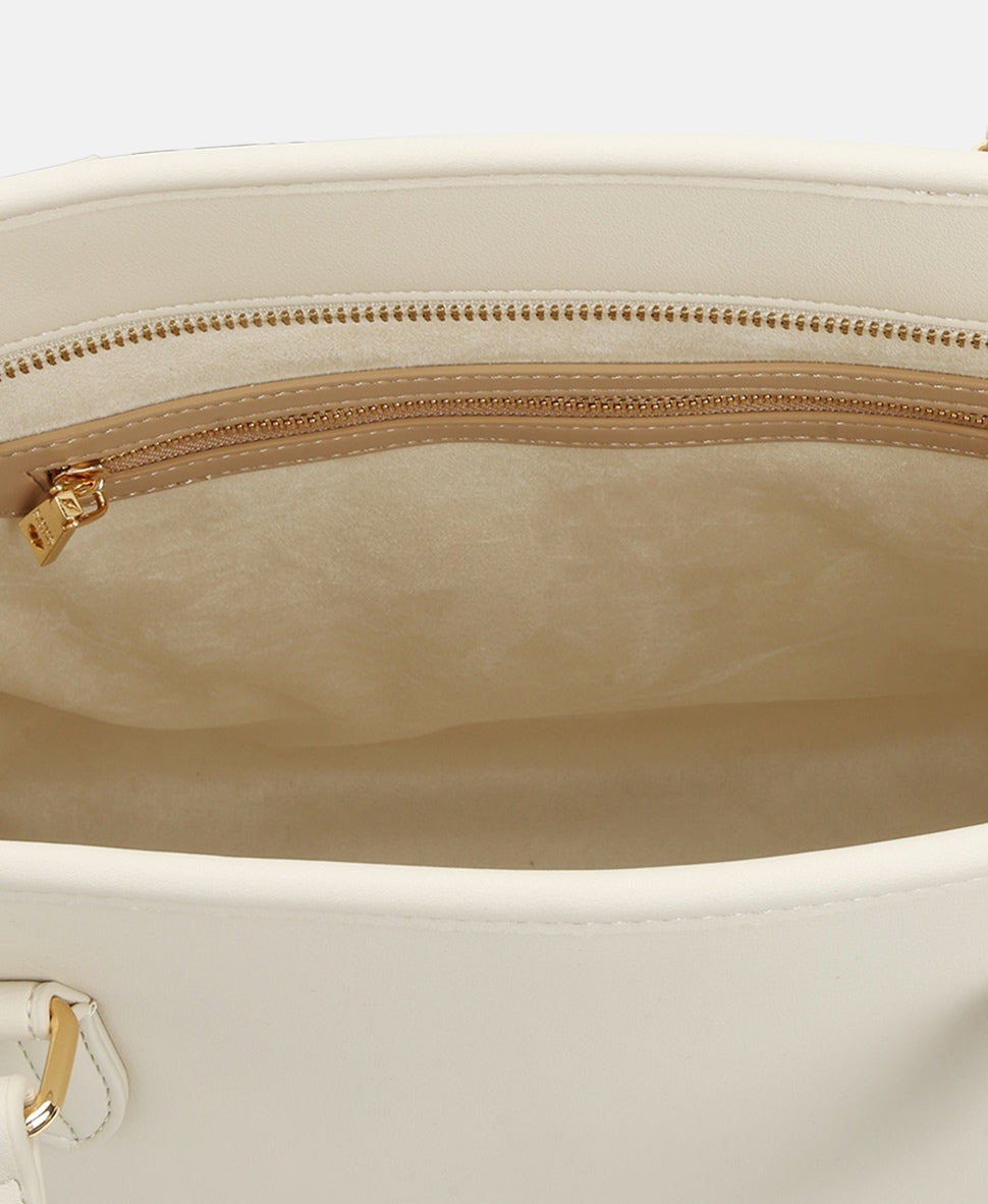 Love Moschino kabelka tote Ecru 3