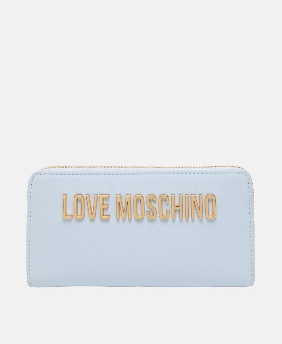 Love Moschino peněženka Světle modrá 1