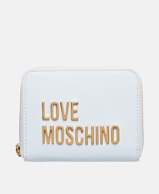 Love Moschino peněženka Světle modrá 1