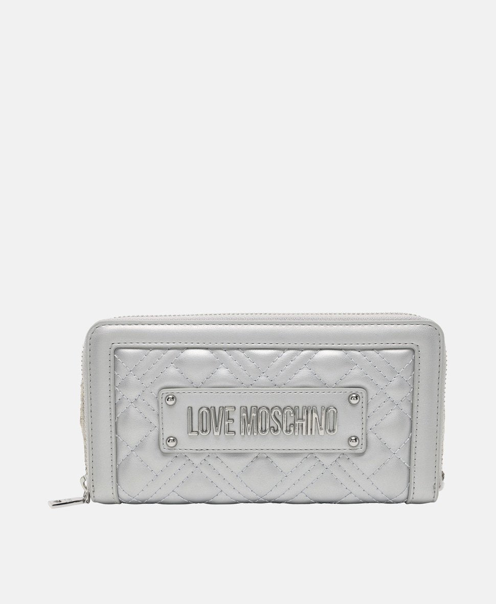 Love Moschino peněženka Stříbrná 1