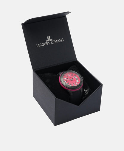 Jacques Lemans hodinky Černá 4