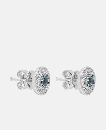 Atelier du Diamant diamantové puzetové náušnice Bílé zlato 1