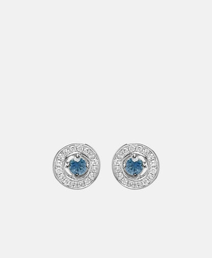 Atelier du Diamant diamantové puzetové náušnice Bílé zlato 2