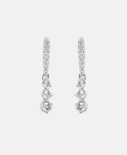 Atelier du Diamant diamantové náušnice Bílé zlato 2