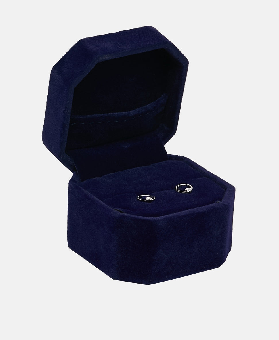 Atelier du Diamant diamantové puzetové náušnice Bílé zlato 3