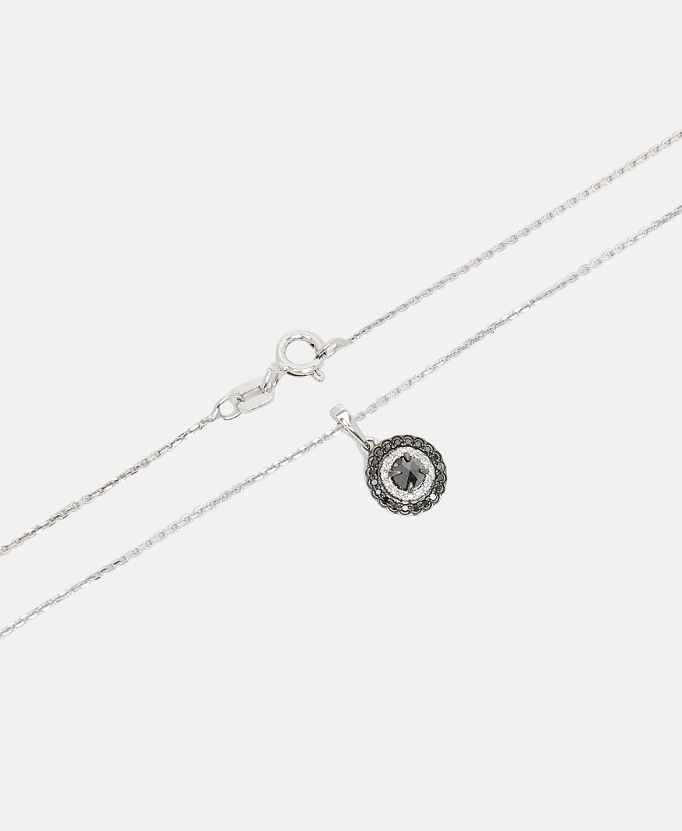 Atelier du Diamant Přívěsek s řetízkem Bílé zlato 2