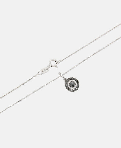 Atelier du Diamant Přívěsek s řetízkem Bílé zlato 2