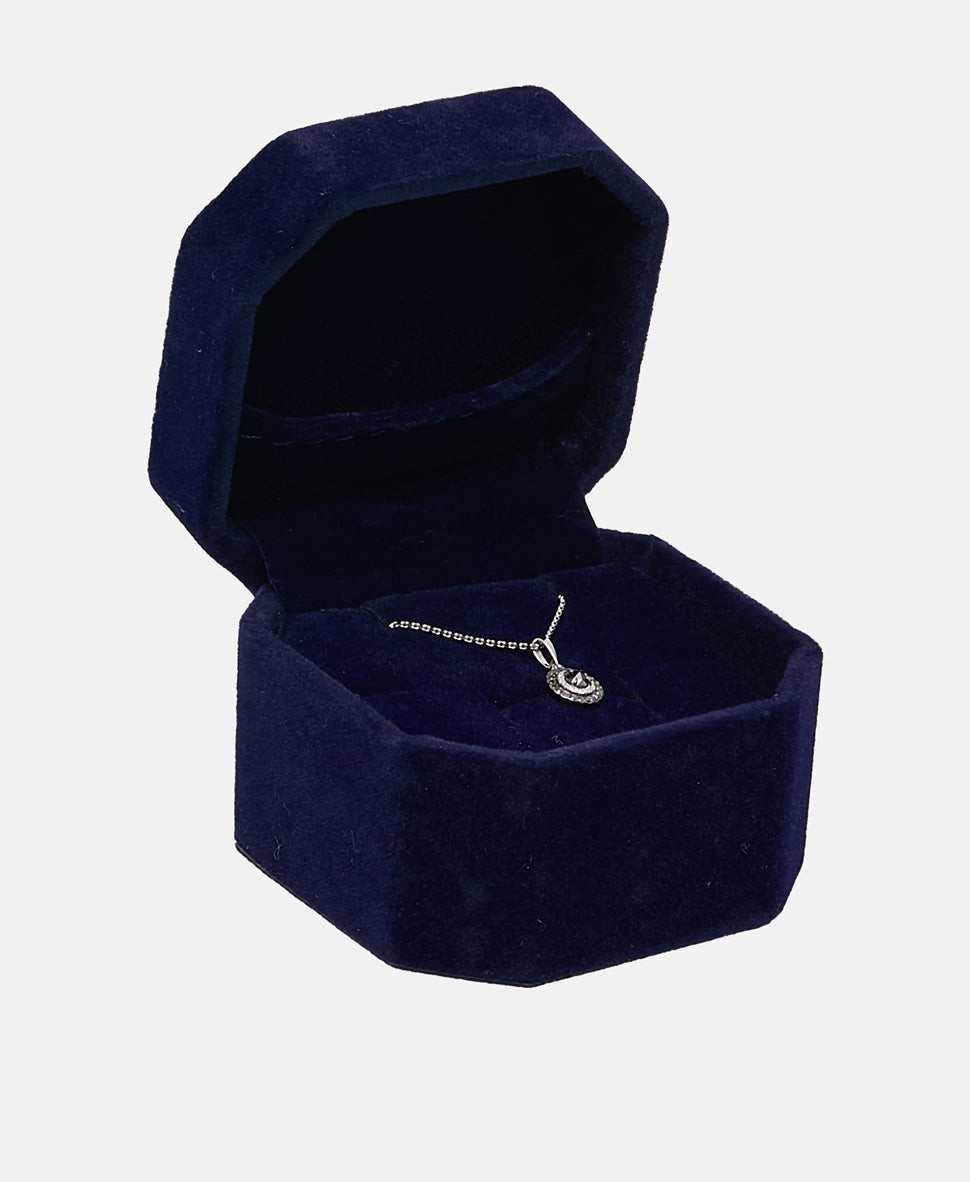 Atelier du Diamant Přívěsek s řetízkem Bílé zlato 3