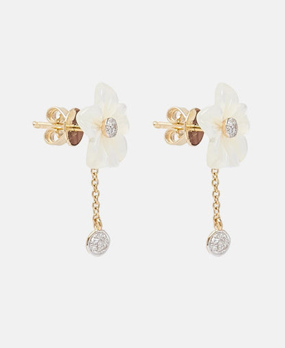 Muse Jewels diamantové náušnice Zlatá 1