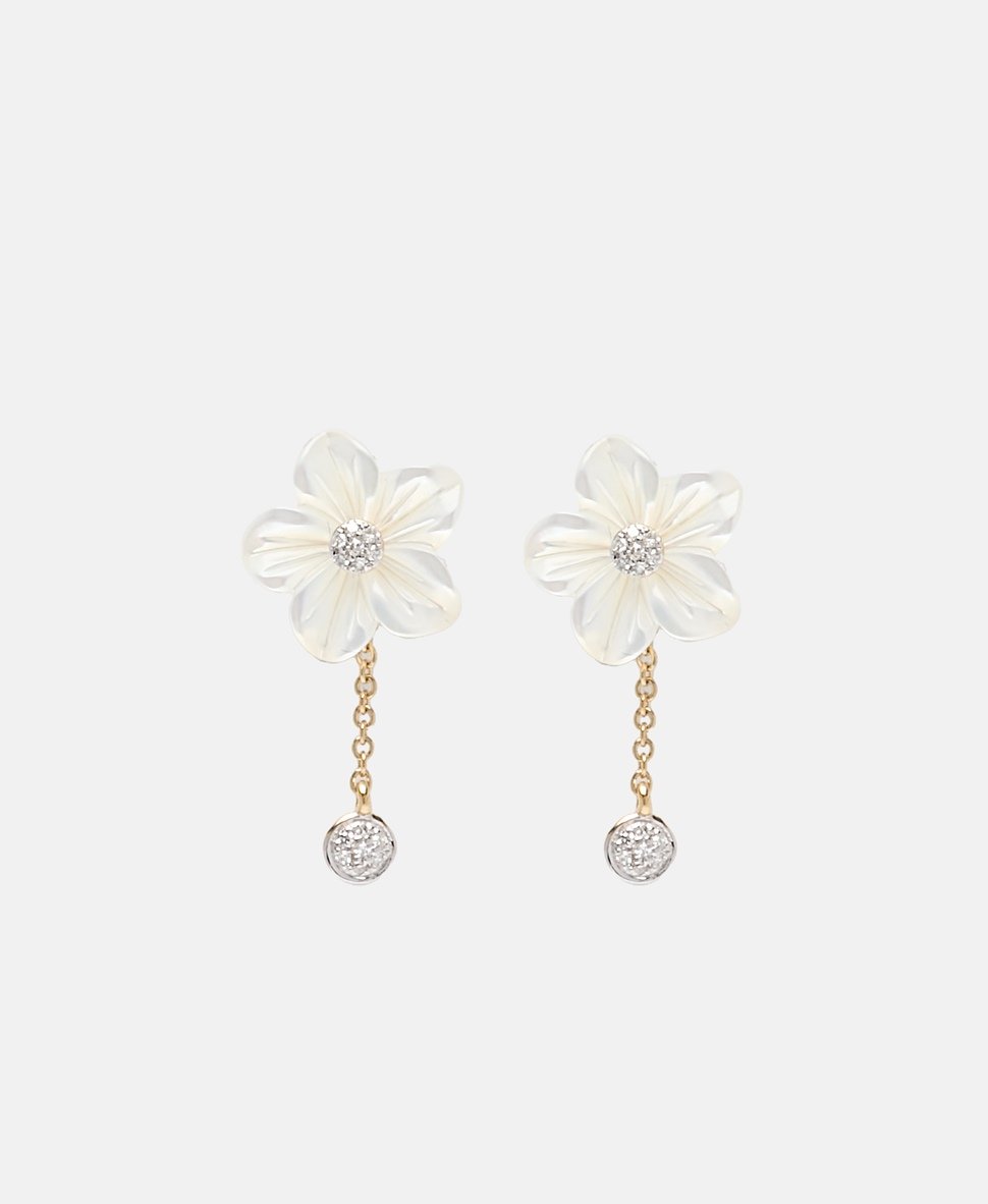 Muse Jewels diamantové náušnice Zlatá 2