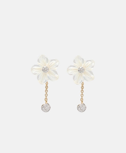 Muse Jewels diamantové náušnice Zlatá 2