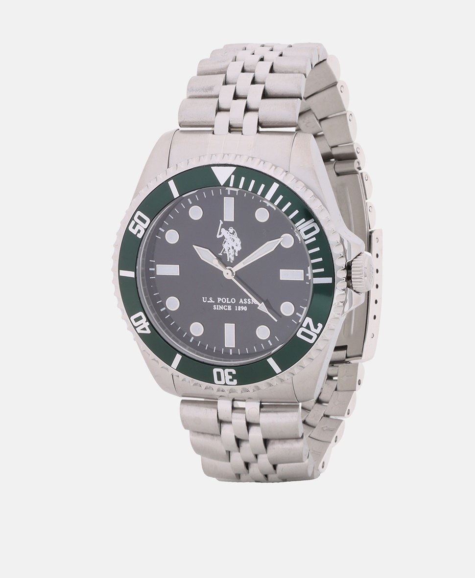 U.S. Polo Assn. hodinky Stříbrná 1