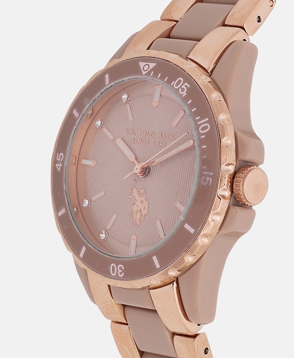 U.S. Polo Assn. hodinky Růžově zlatá 2