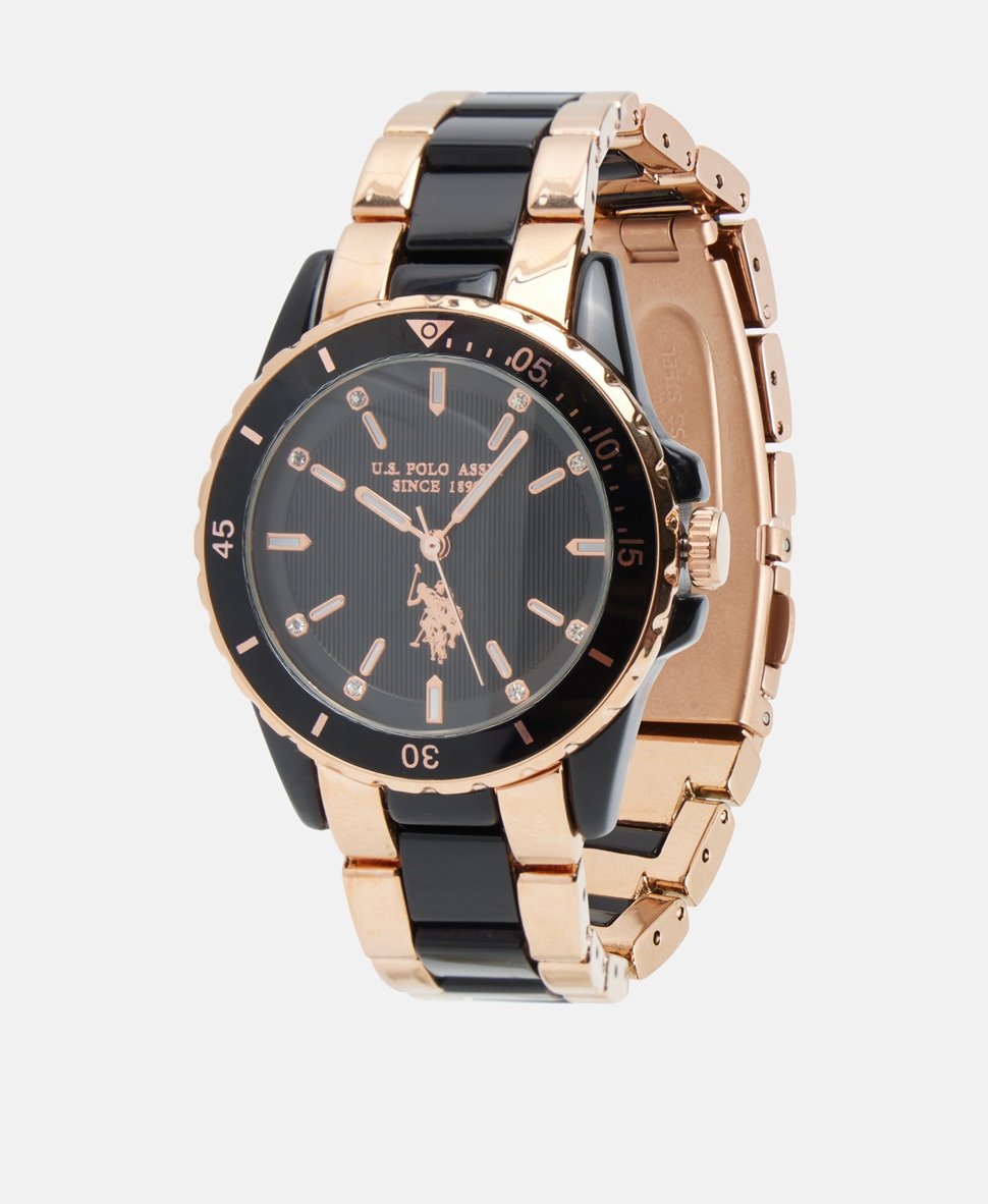 U.S. Polo Assn. hodinky Růžově zlatá 1