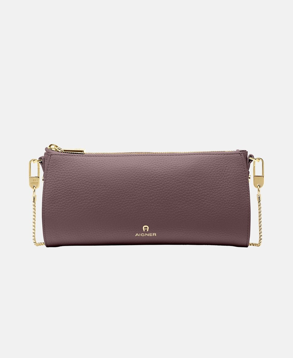 Aigner Kožená messenger taška Bordó 1