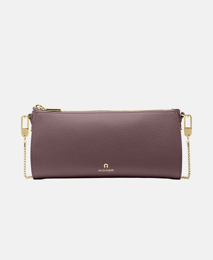 Aigner Kožená messenger taška Bordó 1