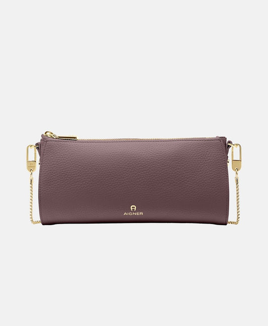 Aigner Kožená messenger taška Bordó 1