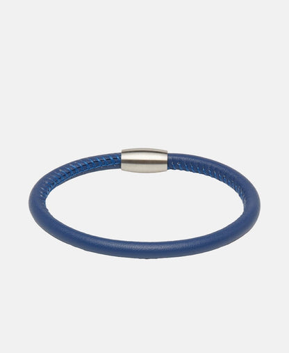 Lawrence Grey Jewelry kožený náramek Stříbrná 1