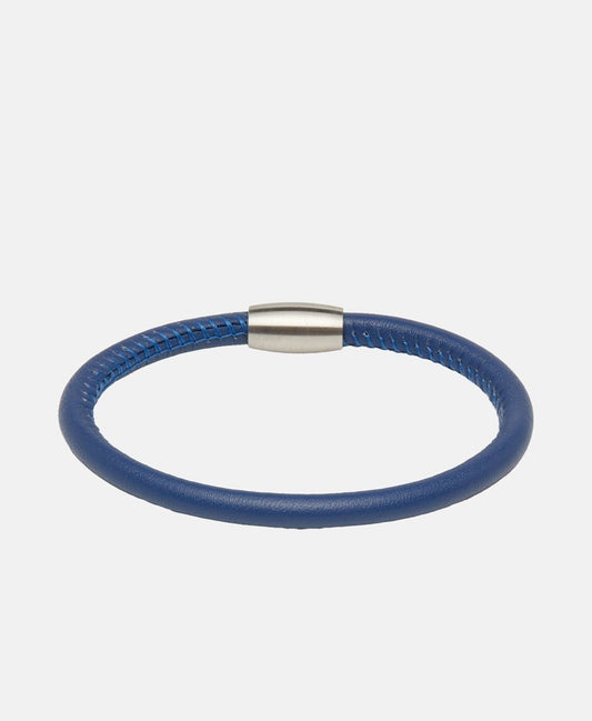 Lawrence Grey Jewelry kožený náramek Stříbrná 1