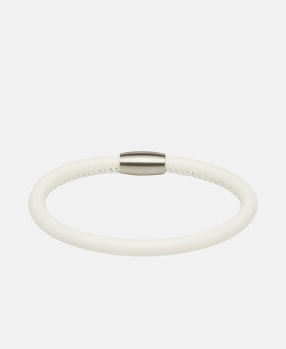 Lawrence Grey Jewelry kožený náramek Stříbrná 1