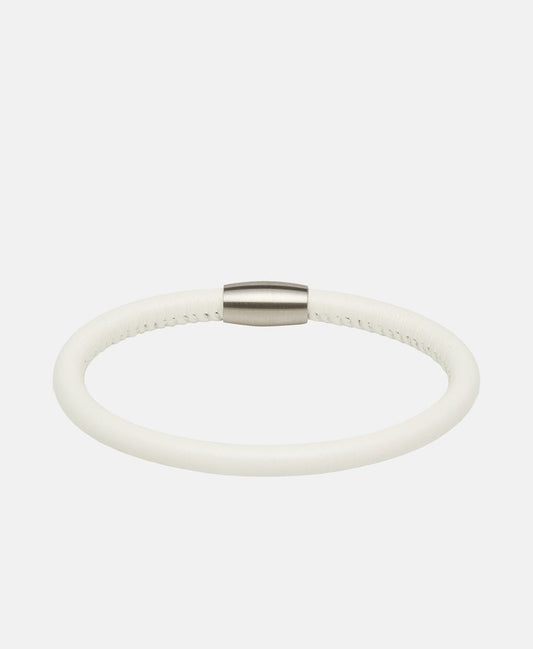 Lawrence Grey Jewelry kožený náramek Stříbrná 1
