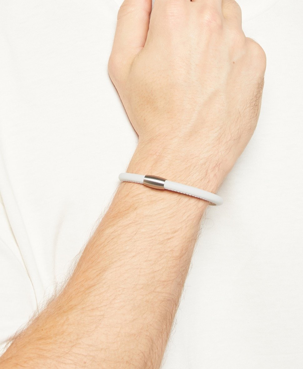 Lawrence Grey Jewelry kožený náramek Stříbrná 3