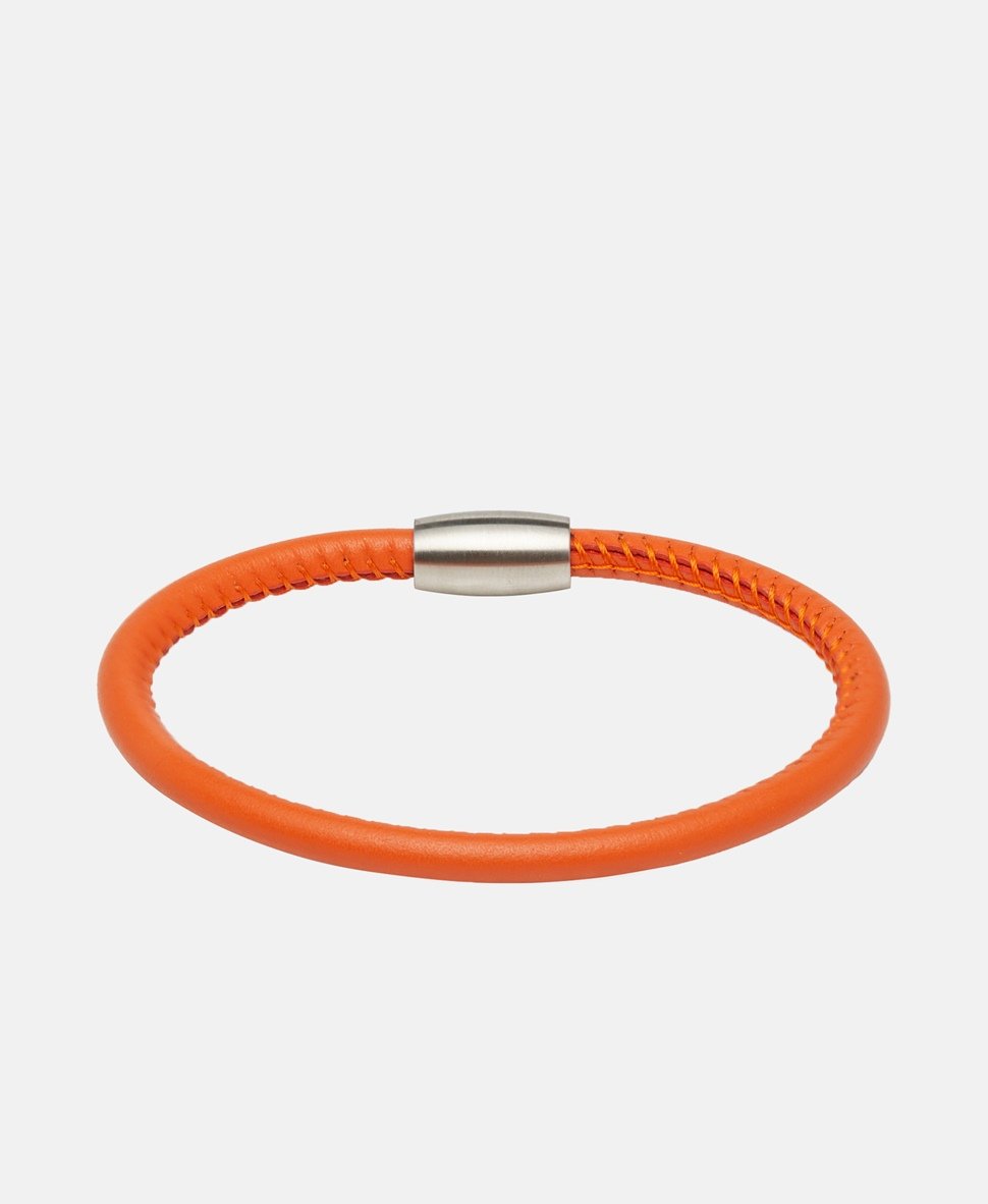 Lawrence Grey Jewelry kožený náramek Stříbrná 1