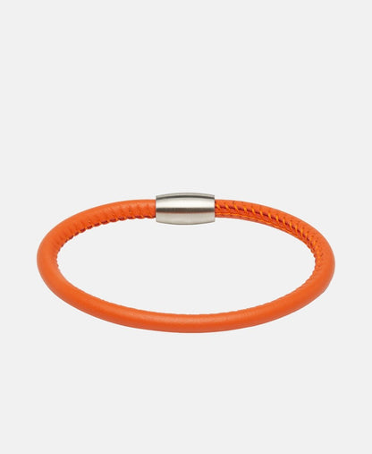 Lawrence Grey Jewelry kožený náramek Stříbrná 1