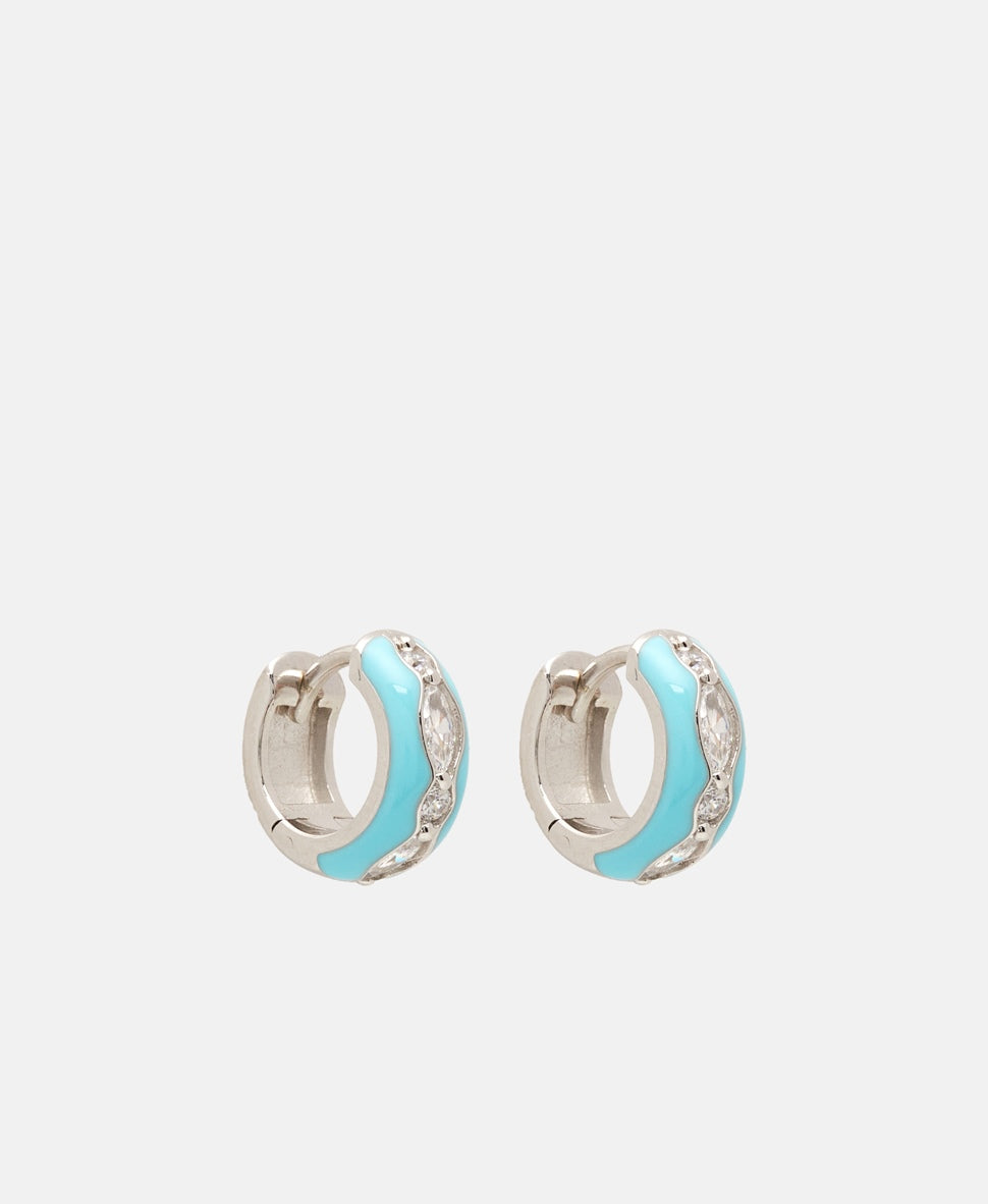 Lawrence Grey Jewelry Obručové náušnice Stříbrná 1