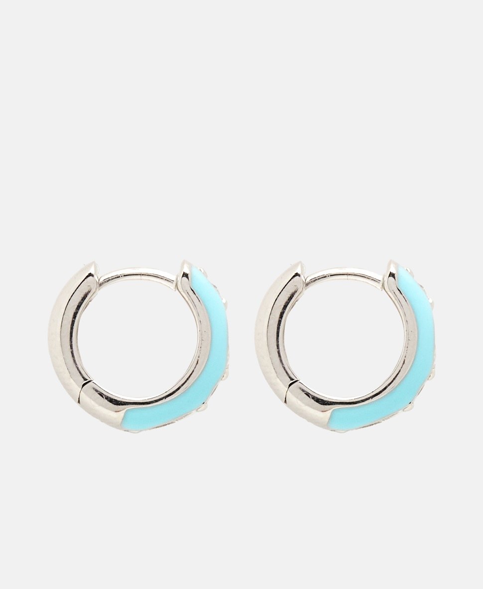 Lawrence Grey Jewelry Obručové náušnice Stříbrná 2