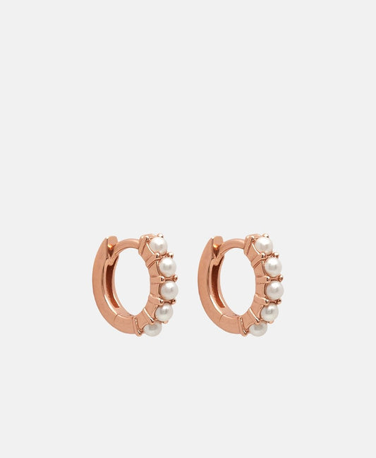 Lawrence Grey Jewelry Obručové náušnice Růžově zlatá 1