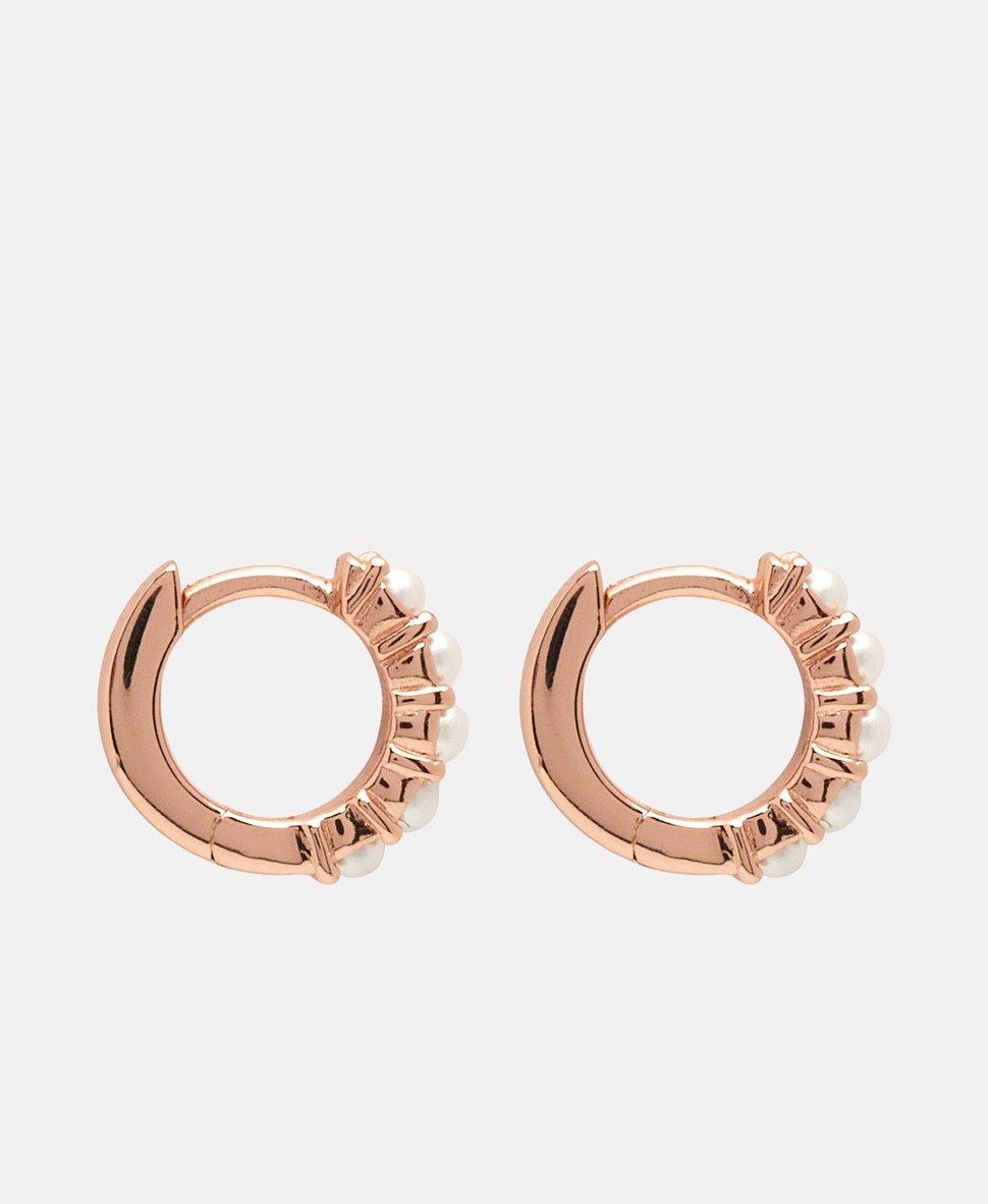 Lawrence Grey Jewelry Obručové náušnice Růžově zlatá 2